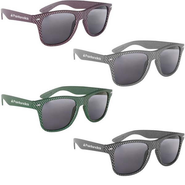 GH6284 Carbon Fiber Look Malibu Sunglasses With...